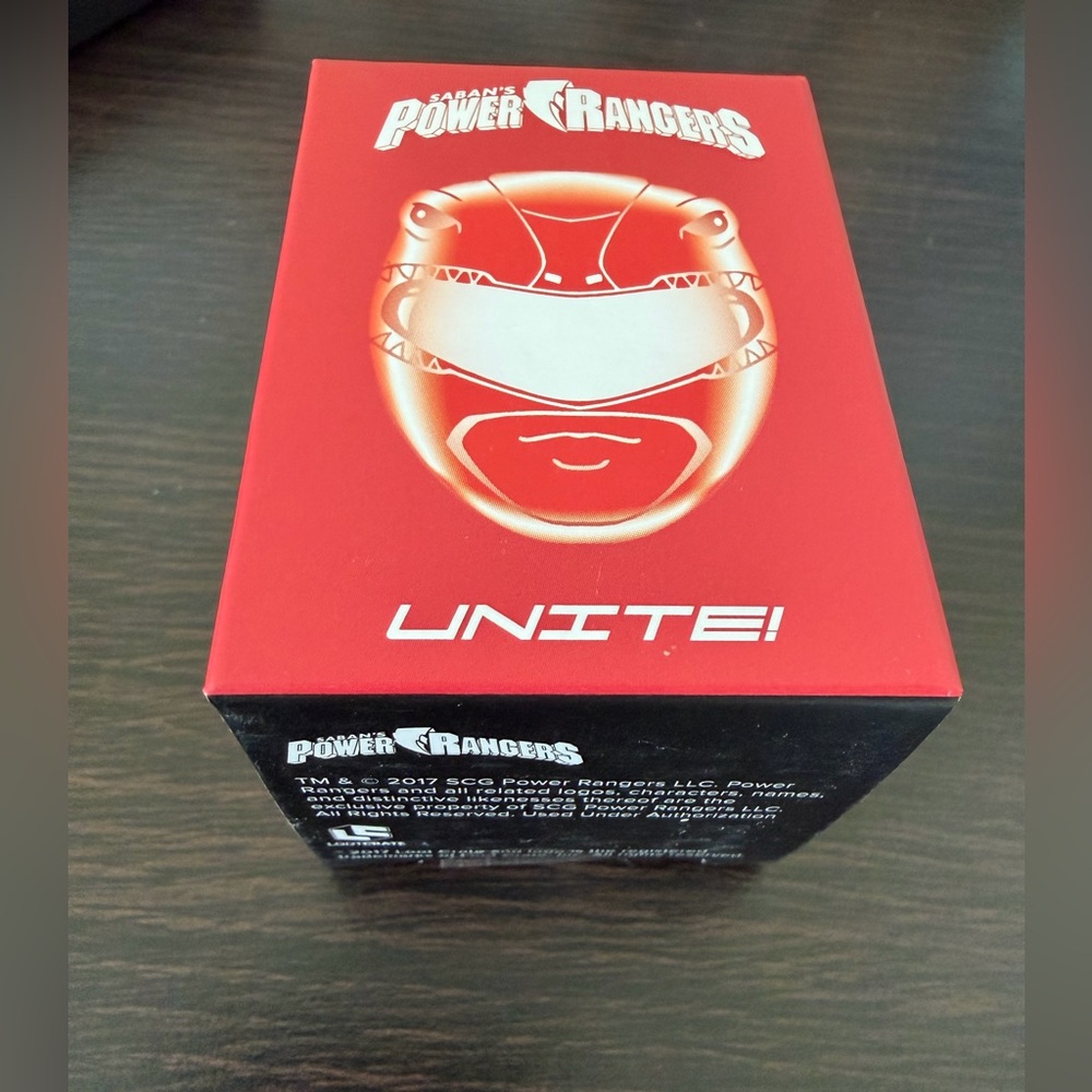 Red Power Ranger Action Figure with Gold Base - Picture 2 of 4